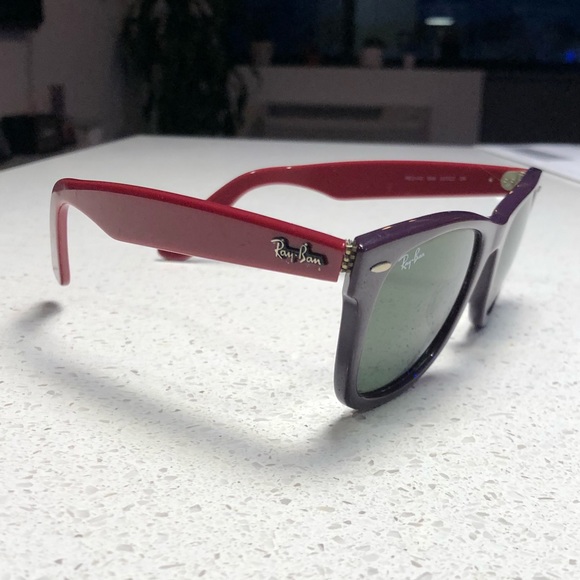 Ray Ban Wayfarer purple/pink - Picture 4 of 5